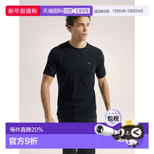 欧洲直邮Arc'teryx 始祖鸟Ionia SS 美利奴羊毛舒透男士T恤运动