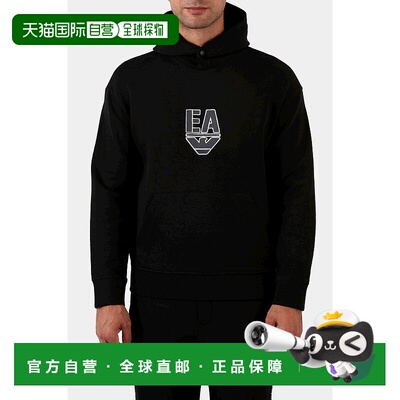 香港直邮Emporio Armani 徽标连帽卫衣 6L1MC41JHSZ