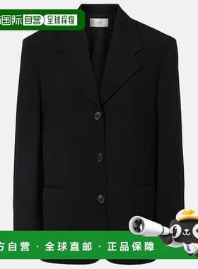 1h可退 香港直邮The Row 女士 Selim 羊毛西装外套 black黑色 舒