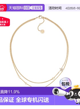 1h可退 自营欧洲直邮DIOR迪奥 项链双链条双层迪丽热巴同款首饰