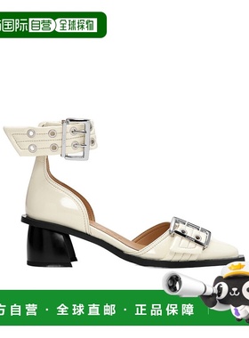 香港直邮Ganni 露趾高跟鞋 S2902尖头单鞋凉鞋