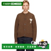 女士 棕色 Ami 1h可退 Alpaca Paris Coeur 香港直邮Ami 开衫