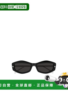 1h可退 香港直邮ALEXANDER MCQUEEN 几何形太阳眼镜 Women crov