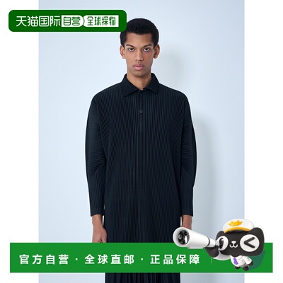 香港直邮Homme Plisse Issey Miyake 男士 褶皱Polo衫 HP58JM122