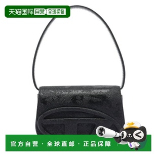 1h可退 香港直邮Diesel 迪赛 女士 黑色 1DR 单肩包 X08396P5126