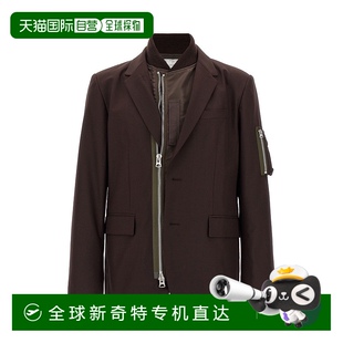 香港直邮Sacai Bomber 1h可退 男士 2503743M601 拼块西装 外套