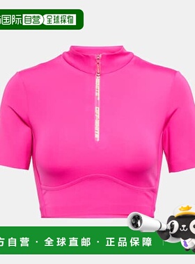 1h可退 香港直邮Off-white 女士 徽标短款上衣 red红色 舒适时尚