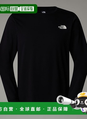 自营欧洲直邮北面 Topographic男士长袖T恤 THE NORTH FACE