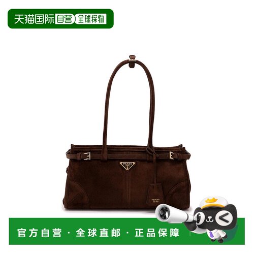 香港直邮PRADA 女士手提包 1BA4262C4SVMOMF0003DARKBROWN
