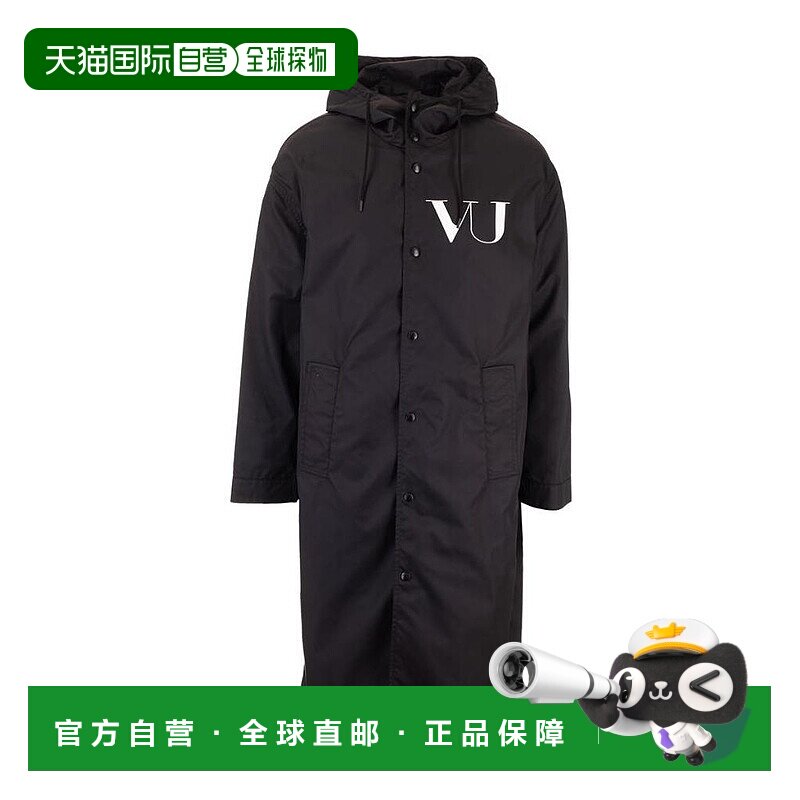 【99新未使用】香港直邮Valentino 黑色UNDERCOVER风衣 SV0CJB905