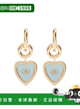 1h可退 香港直邮Valentino 双形心形耳环 WJ0BJ9HJY耳圈配饰