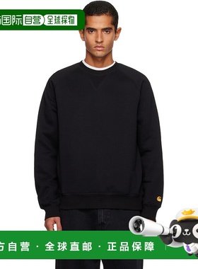 1h可退 香港直邮CARHARTT WIP 男士 黑色 Chase 套头衫 I033660