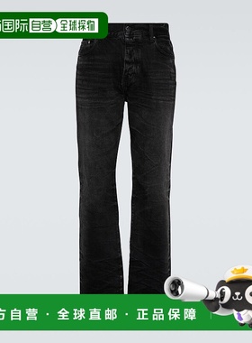 1h可退 香港直邮AMIRI 男士 Stack 直筒牛仔裤 black黑色 舒适时