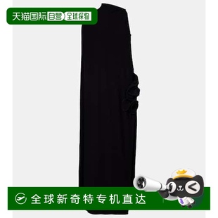 香港直邮magda 女士 1h可退 butrym 舒 披肩不对称睡裙 black黑色