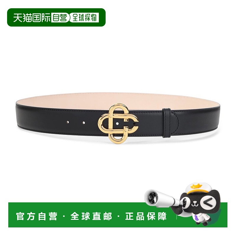 1h可退 香港直邮Casablanca 男士 卡薩布蘭卡標誌扣式腰帶 APF25A