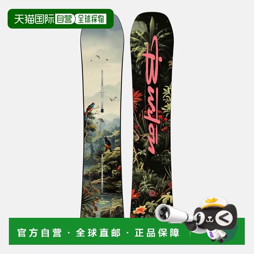 自营欧洲直邮Burton伯顿 Custom Flying V男士白色滑雪板