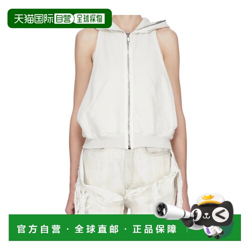 1h可退 香港直邮Rick Owens Drkshdw 无袖连帽衫 DS01F4121F卫衣