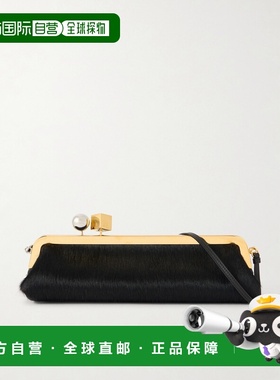 1h可退 香港直邮Jacquemus 女士 Salon 小牛毛手包 26EBAW00413AC