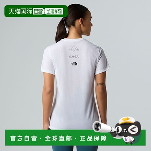 自营欧洲直邮北面 Multiple Placement Graphic女士T恤 THE NORTH