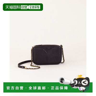自营欧洲直邮Sessun思溯 Divinou leather女士黑色皮革单肩包