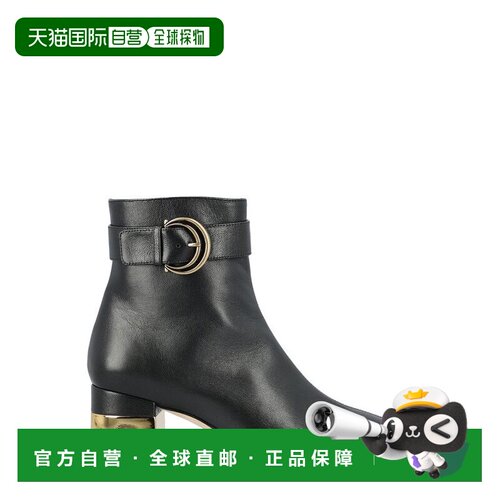 香港直邮Chloe 蔻依 女士 Alize 拉链细节踝靴 CHC24A03HMC短靴