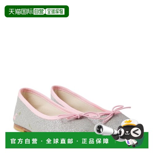 香港直邮Bonpoint 女童 Lisa 蝴蝶结亮片芭蕾舞鞋童鞋童装