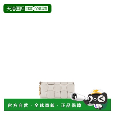 自营欧洲直邮Polene Neiti米白色皮革卡包男女同款