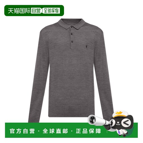 1h可退 香港直邮ALL SAINTS 男士POLO衫 MODEM085KBMONUMENTGREY