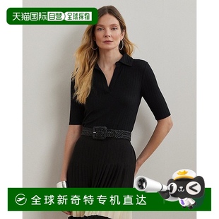 欧洲直邮RalphLauren拉夫劳伦 Lauren罗纹肘袖 Polo衫
