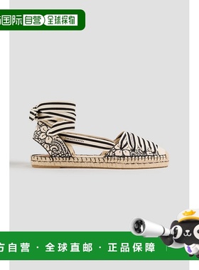 香港直邮ZIMMERMANN 女士 帆布面凉鞋 5322S24ONYX