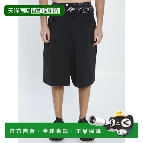 香港直邮MONCLER X ASAP ROCKY 男士 AWGE bermda 短裤 K24042B00