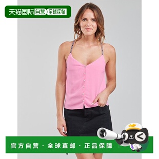 TJW CAMI 上衣 Jeans 玫瑰 THRU 女士 BUTTON 欧洲直邮Tommy TOP