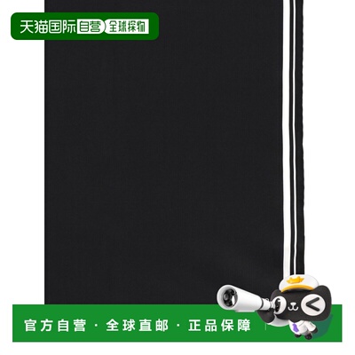 香港直邮TOM FORD 男士围巾 SPR001S0212NAA SS2026 黑色真丝
