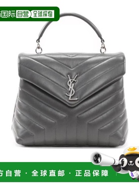 香港直邮Saint Laurent 深灰色绗缝徽标手提包 529735DV726