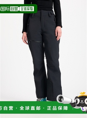 自营欧洲直邮Pyrenex Celeste女士黑色滑雪裤休闲裤直筒裤喇叭裤