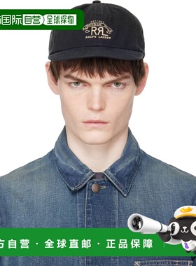 香港直邮ralph lauren rrl 拉夫 劳伦RRL 男士 黑色 Ranch Logo T