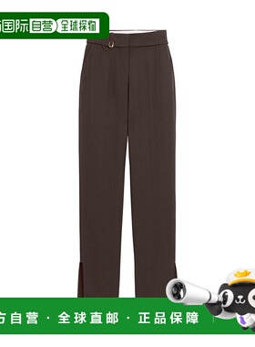 香港直邮Jacquemus 开衩休闲裤 243PA038-1562直筒裤西装裤