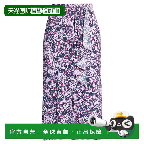 1h可退 香港直邮ISABEL MARANT 女士 中长半身裙 purple紫色 舒适