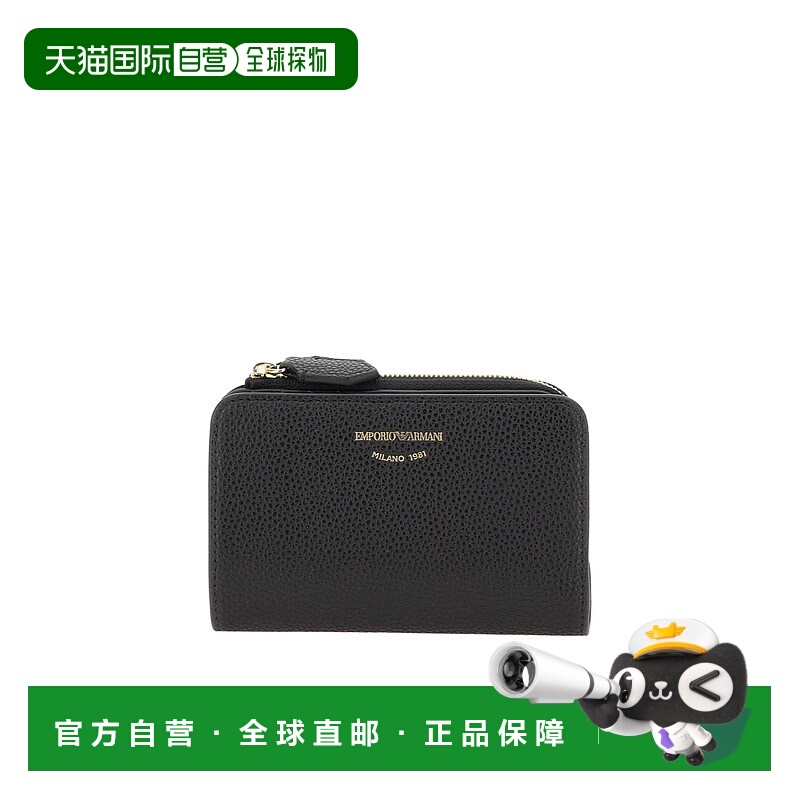 香港直邮Emporio Armani 鹿纹双折钱包 EW000369AF11953阿玛尼