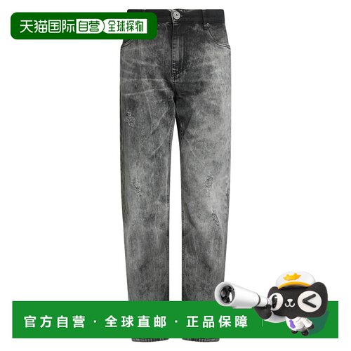 1h可退 香港直邮Balmain 巴尔曼 男士 直筒裤 black黑色 舒适时尚