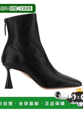 香港直邮Aquazzura 后拉链短筒靴 AREMIDB0NAP