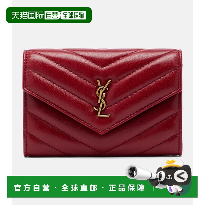 1h可退 香港直邮Saint Laurent 圣罗兰 女士 Cassandre 皮革卡套