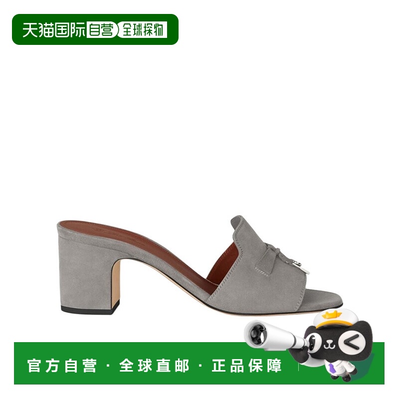 香港直邮Loro Piana 圆头高跟凉鞋 FAI5579
