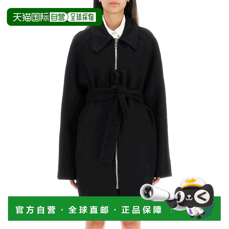 香港直邮Givenchy 翻领束带大衣 BWC0A313QY