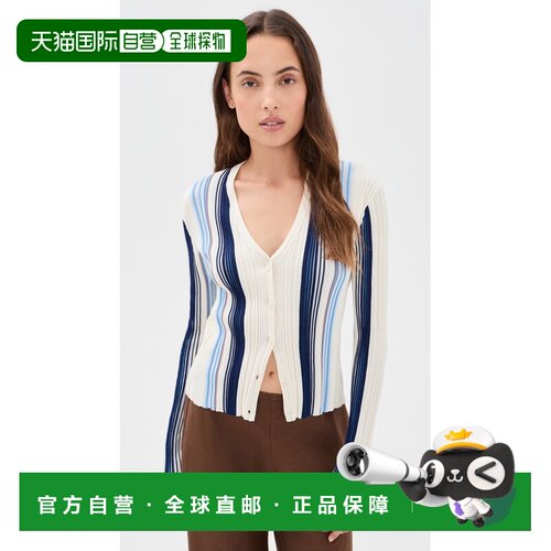 1h可退 美国直邮THEORY 希尔瑞 女士 罗纹针织开衫  舒适时尚