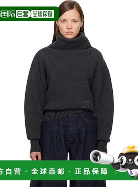 香港直邮Jacquemus 女士 灰色 The Pallone 毛衣 25HSWW00624AK00