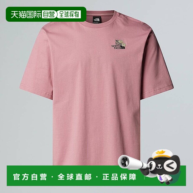 自营欧洲直邮北面 Graphic Dome Flower 男女通用休闲T恤 THE NOR
