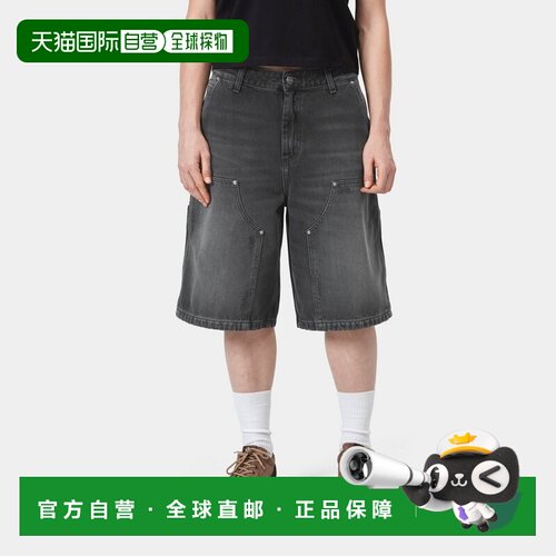 自营欧洲直邮Carhartt WIP Nixon Double Knee女士黑色棉质双膝短