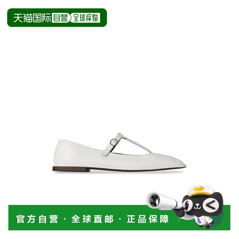 1h可退 香港直邮The Row 女士 方形T型带平底鞋 F1599SL3单鞋