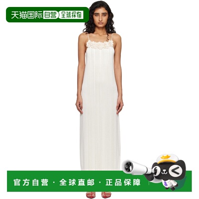 香港直邮Jil Sander 吉尔 桑达 女士 灰白色 Cotton Double Spagh